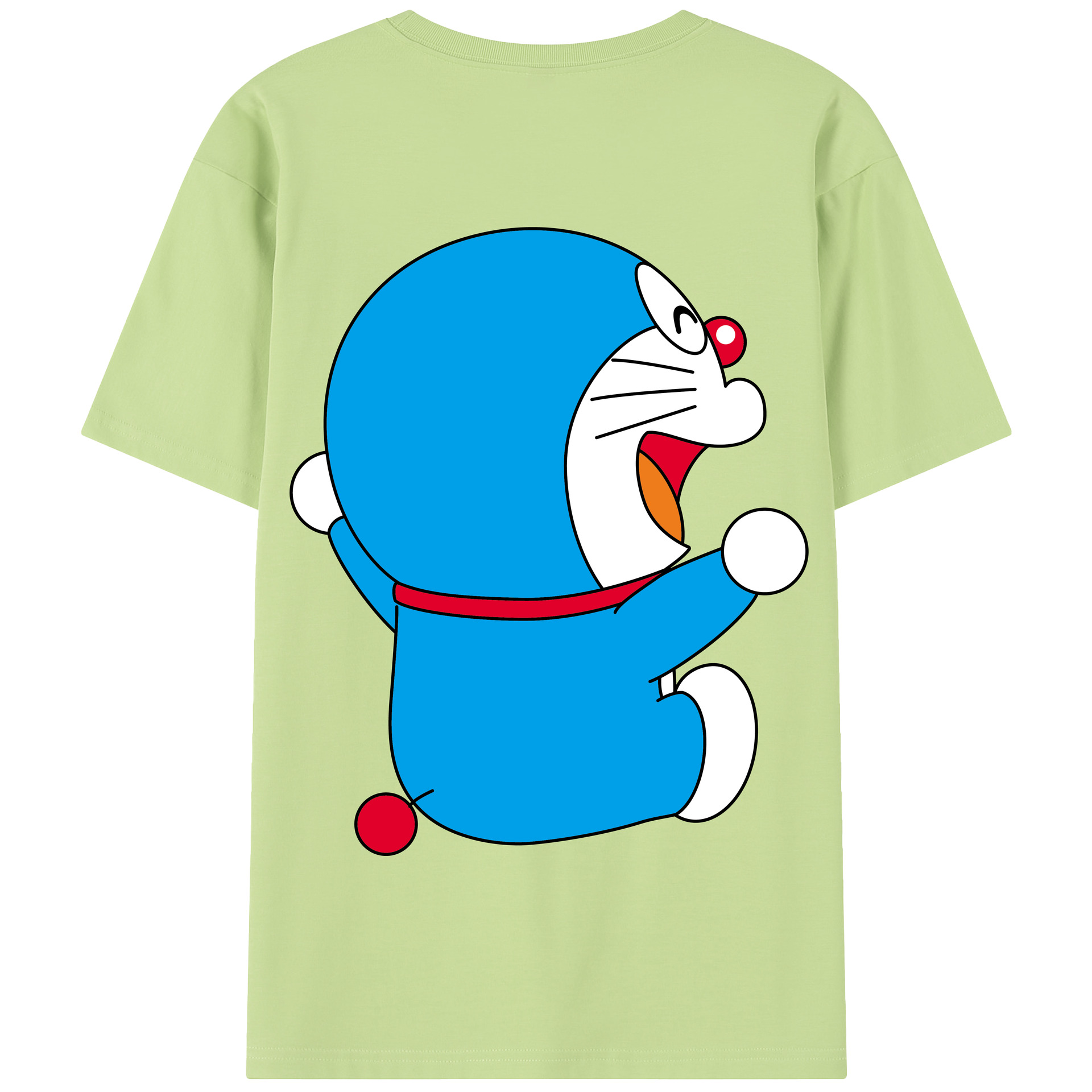 （画像用） ドラえもん Doraemon 綿100％半袖Tシャツ（背面プリント）